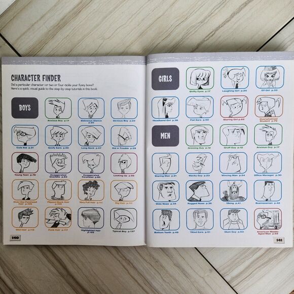 Cartoon Faces: How to Draw Heads, Features & Expressions by Hart, Christopher - Picture 10 of 10